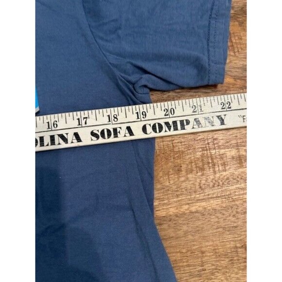 T&C Surf Hawaii Pearl City Oahu Hawaii T-Shirt Medium Dusty Blue Double Sided - Picture 6 of 7